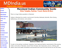 Tablet Screenshot of mdindia.us